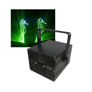 Lumière laser d'intérieur professionnelle de l'animation Dmx512 polychrome de 3W RVB pour le spectacle de DJ