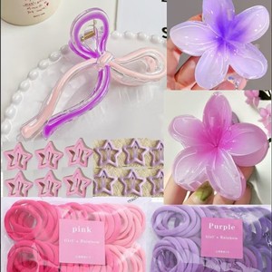 กิ๊บติดผมดอกลีลาวดีขายดี ชุด 10 ชิ้น ดีไซน์ไล่สี ดอกไม้สวยงาม กิ๊บหนีบผมทรงสูง แฟชั่นเครื่องประดับผมสำหรับผู้หญิง - Product Image 3