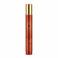 Flacon de parfum vide en gros, 35 ml, cylindrique, en verre métallisé avec capuchon argenté, flacon pulvérisateur rechargeable personnalisable avec logo, emballage