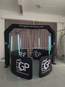 Barato Sky360 portátil sobre la cabeza 360 Photo Booth Spin Video Photobooth Spinner superior automático con Truss Control remoto - Product Image 2