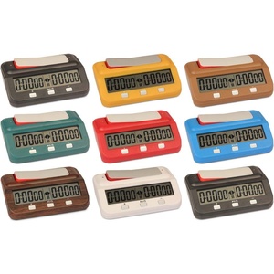 Hqt101 cờ vua Trung Quốc Đồng hồ hẹn giờ nhựa đi trò chơi đồng hồ với hình vuông có tính năng một bàn cờ trong giấy nguyên liệu - Product Image 1