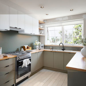 모듈 식 주방 수납 캐비닛 현대 주방 디자인 주방 스탠드 캐비닛 홈 전체 세트 - Product Image 2