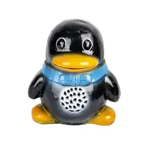 Nieuwe Creatieve Schattige Cartoon Dier Verticale Pinguïn Ontwerp Buiten Waterdichte Tuin Speaker
