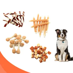 चिकन लिपटे प्राकृतिक नो-रावनाइड कुत्ते छोटे/मध्यम कुत्तों के दांतों की सफाई के लिए कुत्ते के टूथब्रश के खिलौने का इलाज करता है