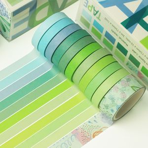 Cinta Washi para Decoración de Diarios, 7.5mm X 3m, Color Sólido, para Manualidades y Scrapbooking - Product Image 1