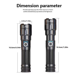 Hot bán P50 Long Range 800 lumen P70 LED Tactical Torch ánh sáng đèn <span class=keywords><strong>flash</strong></span> công suất cao trại sạc Zoom Led đèn pin - Product Image 3