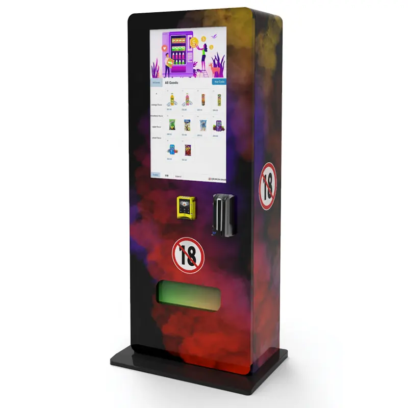 マシンのニーズカスタマイズ全自動タッチスクリーンコインビル式フリースタンド自動販売機