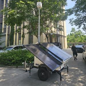 Sistema di telecamere di sicurezza per tutte le stagioni con sistema di pronto intervento del rimorchio di sorveglianza solare - Product Image 4