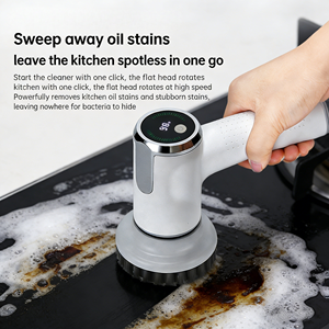 Brosse de nettoyage électrique multifonctionnelle avec têtes remplaçables, réglage à 2 vitesses - Product Image 2