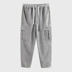 Pantalones Deportivos Casuales para Hombre, Leggings Transpirables de Pana, Diseño Recto, Tejido de Punto de Peso Medio, para Fitness, Uso Diario - Product Image 6