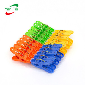 20pcs Set Jepitan Baju Plastik <span class=keywords><strong>Mini</strong></span> Tahan Lama Portabel Murah, Jepitan Kaus Kaki Fleksibel, Penjepit Pakaian Grosir, Klip Rak Pengering Celana - Product Image 1