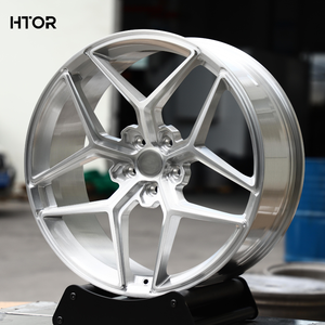HTOR RFX11 16-24 pouces Muscle Car Wheels Roues en alliage forgé argenté brossé à plusieurs rayons pour A4 A8 M2 M3 M4 Model 3 <span class=keywords><strong>Mustang</strong></span> - Product Image 2