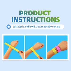 Logotipo personalizado al por mayor barato respetuoso con el medio ambiente logotipo personalizado impreso niños Snap <span class=keywords><strong>pulsera</strong></span> promocional silicona Slap regla <span class=keywords><strong>pulsera</strong></span> - Product Image 5