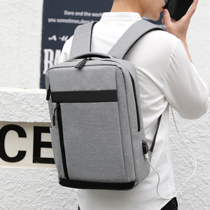 Factory Wholesale Business Waterproof Anti-Theft Unisex Polyester Laptop School Travel <b>Backpack</b> Zipper Closure Custom Logo - Product Image 1