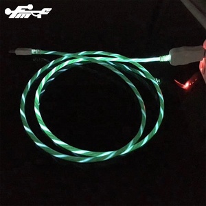 <span class=keywords><strong>Cable</strong></span> <span class=keywords><strong>de</strong></span> <span class=keywords><strong>Carga</strong></span> <span class=keywords><strong>Micro</strong></span> <span class=keywords><strong>USB</strong></span> Estándar <span class=keywords><strong>de</strong></span> 1 m para Teléfonos Móviles, con Flujo Luminiscente Visible en TPE y PVC, en Existencia - Product Image 1