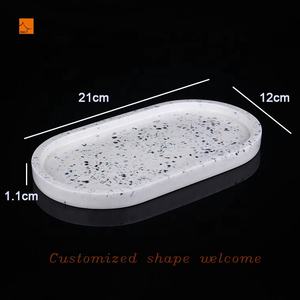 Pietra naturale OEM ovale Terrazzo resina marmo <span class=keywords><strong>vassoio</strong></span> portagioie terrazzo <span class=keywords><strong>vassoio</strong></span> <span class=keywords><strong>da</strong></span> bagno per <span class=keywords><strong>vassoio</strong></span> <span class=keywords><strong>da</strong></span> <span class=keywords><strong>toeletta</strong></span> per hotel - Product Image 5