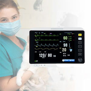 Barato Multi-parámetro Monitor de paciente Precio Monitor de paciente veterinario con capnógrafo Animal Ecg Vet Monitor de signos vitales - Product Image 2