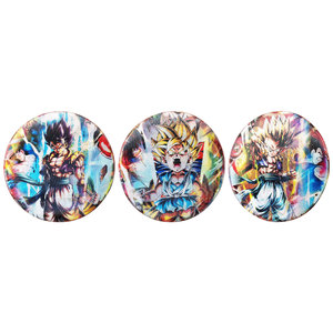 เข็มกลัดสัญลักษณ์รูปดราก้อนบอลออกแบบได้ตามต้องการ3D โลโก้มนุษย์เลื่อยยนต์กลิตเตอร์ตัวการ์ตูนสัตว์เข็มกลัดโลหะอะนิเมะ - Product Image 3