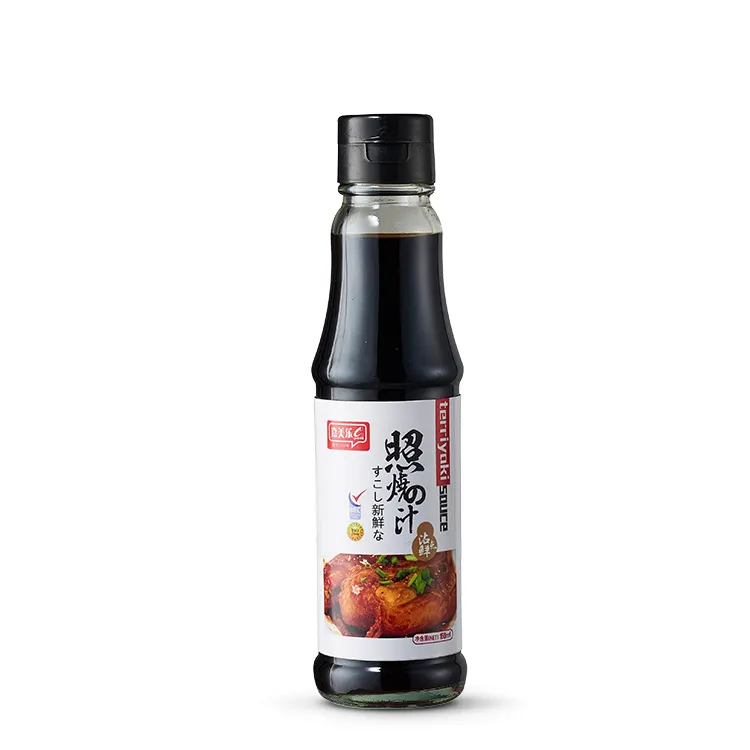 おいしい照り焼き日本のHALAL食品調味料150ml寿司ソースガラス瓶照り焼きソース