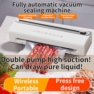 真空シーラー62Kpa食品用デジタルカウントダウンタイマー,商用 & 家庭用全自動ロールホルダー付き - Product Image 2