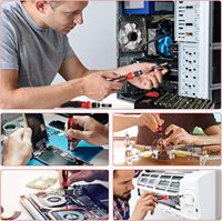 Set alat perawatan elektronik magnetik, kamera ponsel profesional, Laptop, PC, Set mata obeng 115 dalam 1