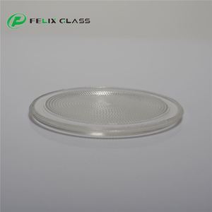 Lentilles optiques texturées en verre BK7 personnalisées FELIX GLASS avec revêtement antireflet OD120mm X T20mm à montage en surface - Product Image 5
