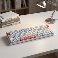 Clavier mécanique Zornher ZH100 Apple Pie, interrupteurs silencieux et interchangeables à chaud, idéal pour le bureau, le gaming et une configuration esthétique de bureau.