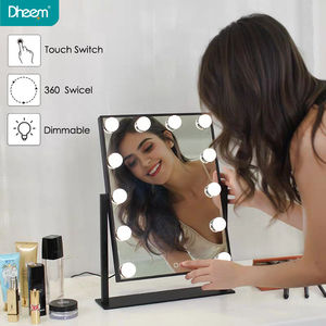 <span class=keywords><strong>Amazon</strong></span> Hollywood Color bombillas Led marco colorido espejo cosmético por vanidad <span class=keywords><strong>maquillaje</strong></span> niñas bolsa blanca OEM luces caja - Product Image 5
