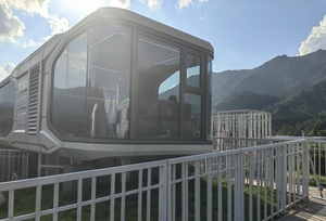 Maison conteneur mobile de <span class=keywords><strong>luxe</strong></span>, capsule spatiale préfabriquée en acier CCS, garantie 2 ans, design moderne pour hôtels et propriétés privées - Product Image 4