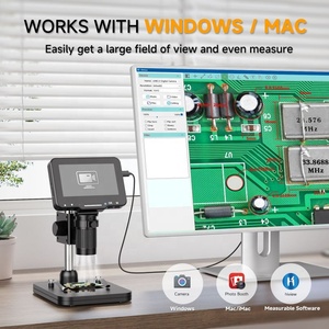 4.3" HD Screen Stereo Digital 500/1000X Handheld Inspection Camera Measuring 1080P Video LED LP043 Microcirculation - Product Image 5
