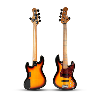 Bajo Eléctrico Profesional de <span class=keywords><strong>Jazz</strong></span> de 5 Cuerdas, Tamaño Completo, Premium, con Pastillas Activas Potentes, Juego Suave y Sonido Rico - Product Image 4