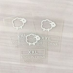 Wholesale Custom Washable <b>Silicone</b> Heat Transfer Logo <b>Labels</b> for Garment Sizes - Product Image 5