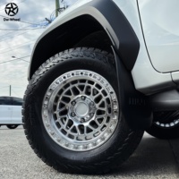 Jantes forgées DW 6061-T6 polies, style Beadlock, performance, personnalisées, 17, 18, 20 pouces, 6x139.7, compatibles avec Hilux Offroad Stance Rims