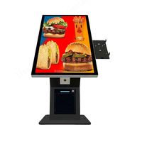 Solution de commande Android de kiosque tactile de paiement numérique QSR Terminal de point de vente libre-service