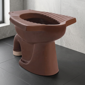 Cuvette de toilettes WC occidentale en céramique de porcelaine, couleur magenta, style anglo-indien, pour salle de bain, sanitaires - Product Image 5