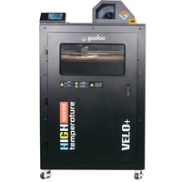 Nouvelle imprimante 3D FDM industrielle Velo+ améliorée, haute vitesse, haute température, auto-nivelante, plateau chauffant, grand volume d'impression, WiFi/Ethernet/USB