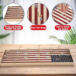 Gens Crochet et Anneau Jeux avec Chaîne Lancer Crochet Jour de l'Indépendance Camping Intérieur Extérieur Fête Fournitures Anneau Lancer Jeu - Product Image 3