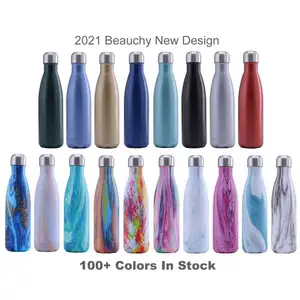 KOBES Cola Shaped Logo Frosted Glass Stainless Steel Portable Unique Korean Water Bottle Manufacturers With Strap Eco Friendly