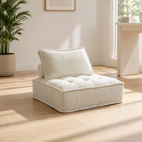 Ensemble de canapés modulaires modernes VONLIVA avec rembourrage en éponge, style Wabi-sabi, design mobile pour salon, meubles de luxe