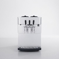 Nouvelle machine à faire des glaces molles, prix compétitif, 3 saveurs, à base de lait et d'eau, couleur dorée luxueuse, longue durée de vie