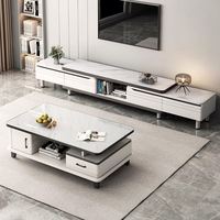Hitam dan emas Tv kayu berdiri ruang tamu furnitur Modern mewah desain baru kayu Tv berdiri gambar