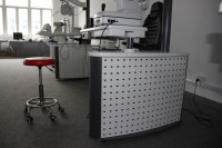 Table et chaise ophtalmiques électriques avec unité de support, instrument de mesure pour examen oculaire, table d'optométrie combinée, unité de réfraction