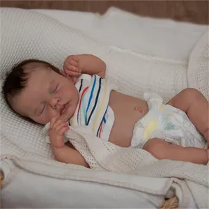 Wholesale NPK 50cm Kid Toy Doll 3D Skin Veins Visible Realistic Full Silicone Reborn Baby Doll