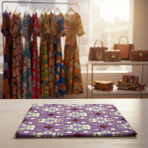 Nouveautés 100% ACI: Tissus Africains en Coton Ciré 2+4 Yards, Tissus Ankara en Cire Dorée 100% Coton, <span class=keywords><strong>Pagne</strong></span> Original Hollandais - Product Image 3