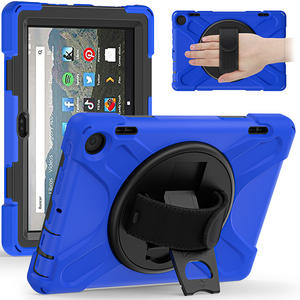 Étui de tablette avec protection d'écran pour <span class=keywords><strong>Amazon</strong></span> Kindle fire HD 8 2022 housse de protection antichoc antidérapante - Product Image 2