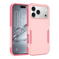 Coque de téléphone en silicone gel anti-chute deux-en-un, compatible avec 18 Pro Max, design uni