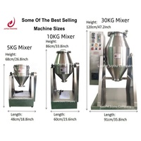 Mélangeur de laboratoire compact JUYOU en promotion, mélangeur de poudre de 1 kg, 2 kg, 5 kg, 10 kg, 15 kg, 20 kg pour petits tests de mélange, prix usine