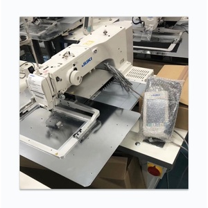 Jukis-máquina de coser con patrón de brazo giratorio para producción de bolsas, máquina de coser Industrial de una sola aguja, 3020 grados, cilindro de cama, 360