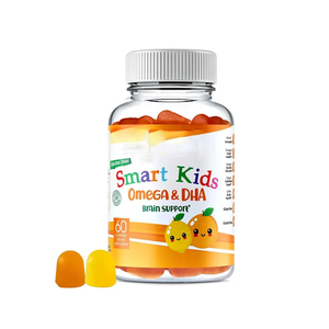 Vitaminas gomosas DHA deliciosas naturales para niños Suplementos herbales de caramelo gomoso tricolor con soporte O Em - Product Image 6