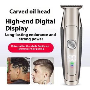 Anbolife Tondeuse électrique infusée d'huile pour hommes Outil de gravure spécial pour salon transfrontalier alimenté par USB pour la coupe de la barbe - Product Image 3